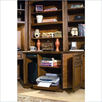 Hooker Furniture Brookhaven Right Printer Cabinet in Distressed Cherry