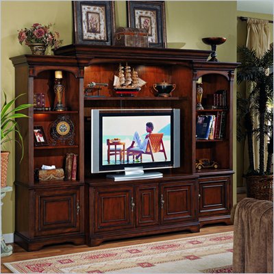 Hooker Furniturer Brookhaven Home Theater Group w/ 56 Inch Console