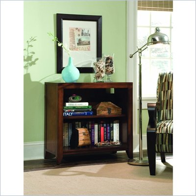 Hooker Furniture Danforth Low Bookcase in Rich Medium Brown