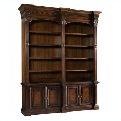 Hooker Furniture European Renaissance II Double Bookcase