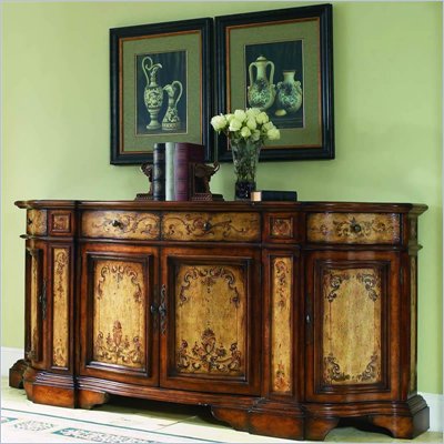 Hooker Furniture Glenhill Two-Tone Credenza w/2 Hidden Pullouts