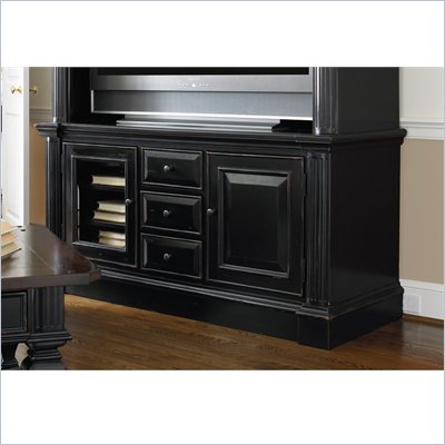 Hooker Furniture New Castle II Gaming Console 65" in Rich Rubbed Black