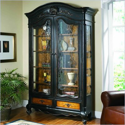 Hooker Furniture North Hampton Bonnet Top Display Cabinet