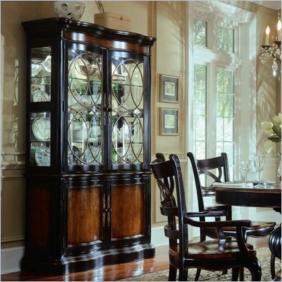 Hooker Furniture Preston Ridge Curio China in Cherry/Mahogany Finish