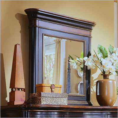 Hooker Furniture Preston Ridge Jewelry Mirror in Cherry/Mahogany