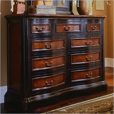 Hooker Furniture Preston Ridge 9 Drawer Mule Chest  in Cherry/Mahogany