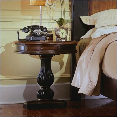 Hooker Furniture Preston Ridge Round Pedestal Nightstand