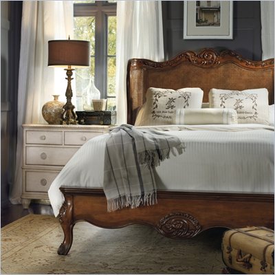 Hooker Furniture Primrose Hill Brown Shelter Bed 6 Piece Bedroom Set