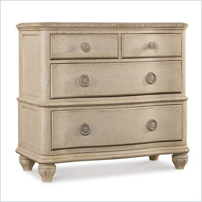Hooker Furniture Primrose Hill Four-Drawer Bachelors Chest in Trellis White