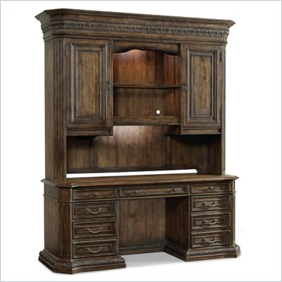 Hooker Furniture Rhapsody Computer Credenza with Hutch