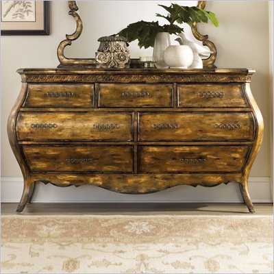 Hooker Furniture Sanctuary Seven Drawer Dresser in Bling