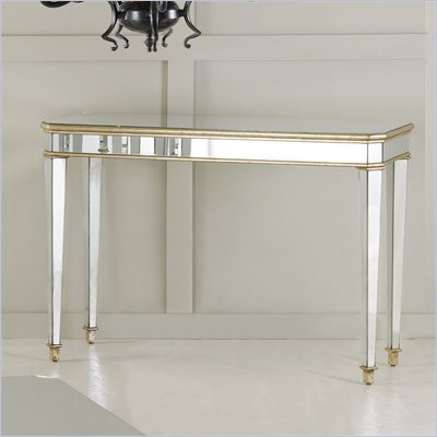 Hooker Furniture Seven Seas Console Table w/ Gold Painted Trim Finish