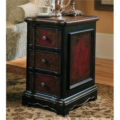 Hooker Furniture Seven Seas Handpainted Three Drawer Accent Table