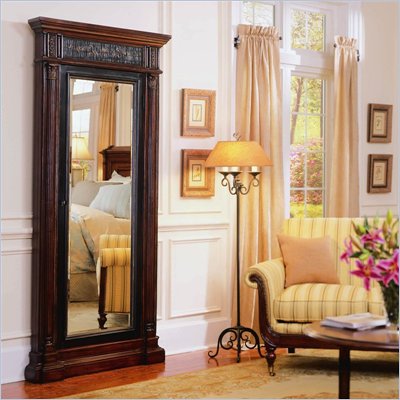 Hooker Furniture Seven Seas Floor Mirror with Jewelry Armoire