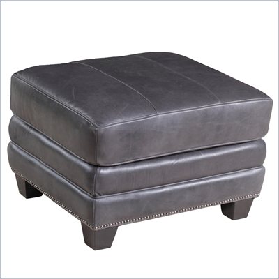 Hooker Furniture Seven Seas Ottoman in Zorro Carbon