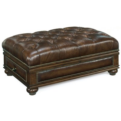 Hooker Furniture Seven Seas Drawer Ottoman in Constitution Justice