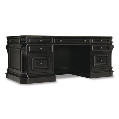 Hooker Furniture Telluride 76" Executive Desk with Leather Top