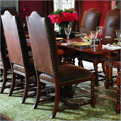 Hooker Furniture Waverly Place Upholstered Side Chair in Cherry 