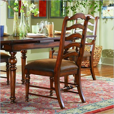 Hooker Furniture Waverly Place Ladderback Side Chair in Cherry 