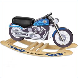 KidKraft Harley Davidson Blue Softail Rocker