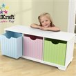 ADD TO YOUR SET: KidKraft Nantucket Storage Bin and Bench - Pastel