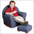 ADD TO YOUR SET: KidKraft Denim Rocker with Ottoman Set