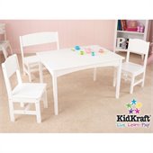 KidKraft Nantucket Table with Bench and 2 Chair Set
