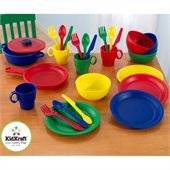 KidKraft 27 Piece Kitchen Dish Play set in Primary