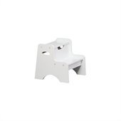 KidKraft Two Step Stool for Kids in White