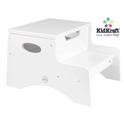 Kidkraft Step 'n Store Step Stool Kids Step Stool in White