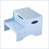 KidKraft Step 'n Store Kids Step Stool in Sky Blue