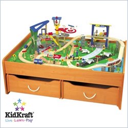 KidKraft Train Table in Honey