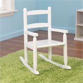 KidKraft 2-Slat Rocking Chair in White