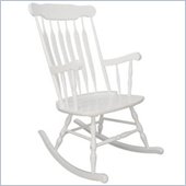 KidKraft Hill Country Rocker in White (Adult Rocking Chair)