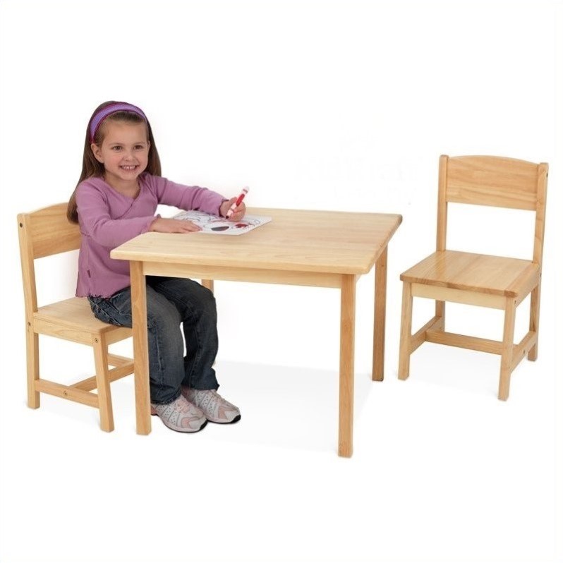KidKraft Aspen Table and Chair Set - Natural 21221