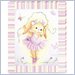 KidKraft Bunny Ballet Canvas Art Painting Wall decoration