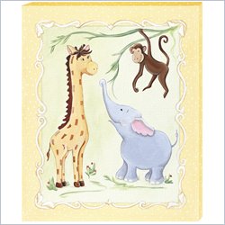 KidKraft Safari Friends Canvas Art Painting Wall decoration
