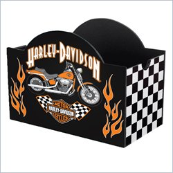 KidKraft Harley Davidson Checker Novelty Toy Box