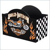 KidKraft Harley Davidson Checker Novelty Toy Box