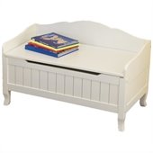 KidKraft Nantucket Wood Toy Chest/Box in White