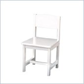 KidKraft Aspen 12 Single Wood  Seating Chair in White