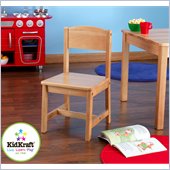 KidKraft Aspen 12 Single Wood  Seating Chair in Natural