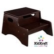 ADD TO YOUR SET: KidKraft Step 'N Store Step Stool in Espresso