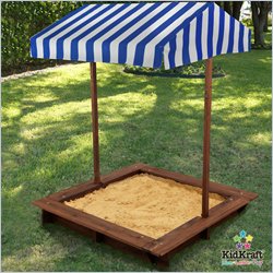 KidKraft Outdoor 4x4 Wood Sandbox