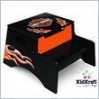 ADD TO YOUR SET: KidKraft Harley-Davidson® Flames Step n Store Stool