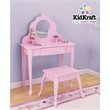 ADD TO YOUR SET: KidKraft Medium Diva Table & Stool in Pink