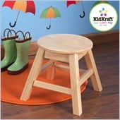KidKraft Round Stool Natural