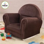 KidKraft Chocolate Velour Rocker with Slip Cover (no ottoman)