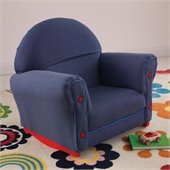 KidKraft Denim Rocker with Slip Cover in Denim