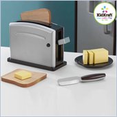KidKraft in Espresso Toaster Set